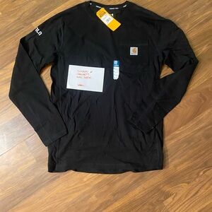 Carhartt Black Long Sleeve Tee Classic Workwear